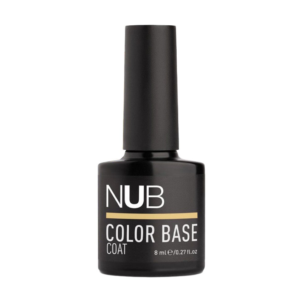 Каучукова кольорова база для гель-лаку NUB Color Base Coat 15 Amber, 8 мл